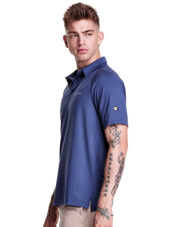 Champion Sport Polo T-Shirt Heren - Blauw - Belgie 3514WGDZF